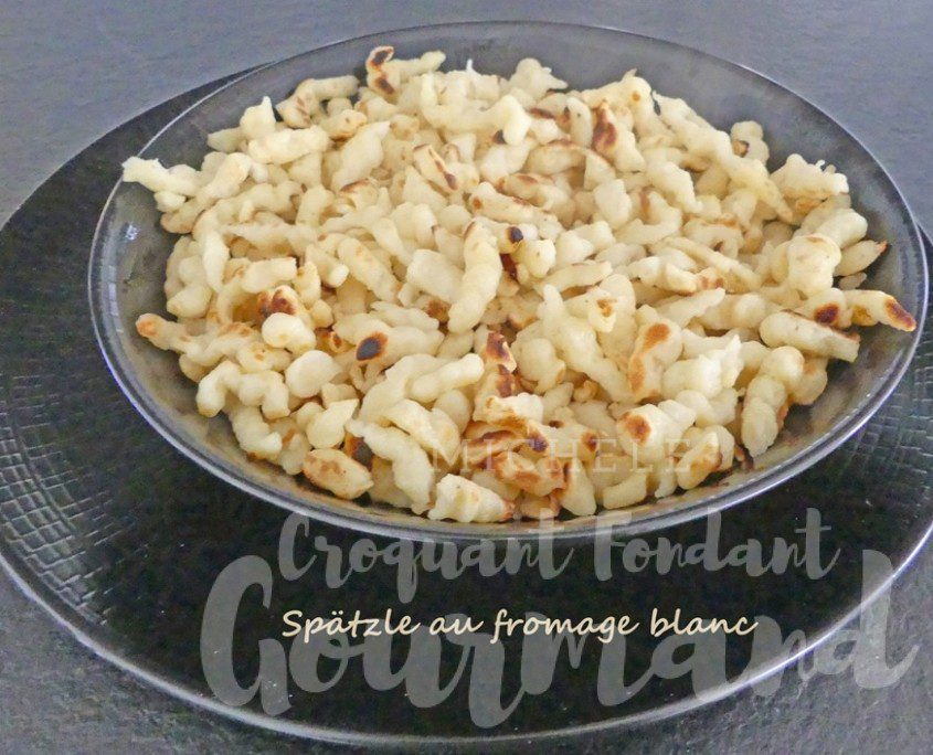 Spätzle au fromage blanc