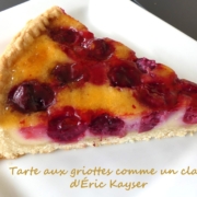 Tarte aux griottes comme un clafoutis d'Éric Kayser P1130860.jpg R (Copy)
